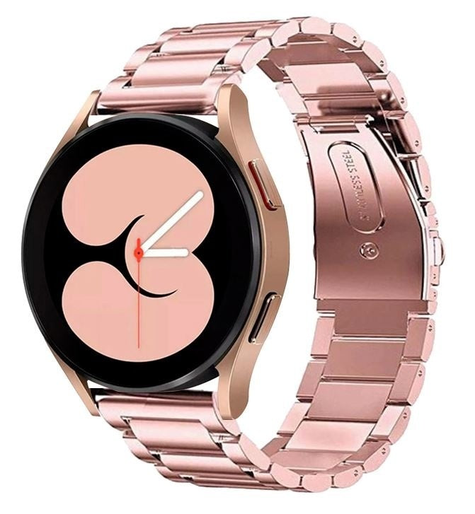Bracelet rose en acier inoxydable pour Samsung Galaxy Watch 4 40 mm