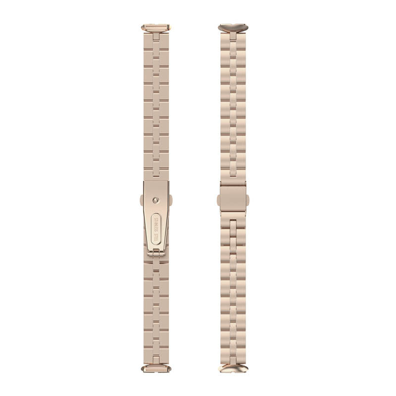 سوار Fitbit Luxe من الفولاذ المقاوم للصدأ بلون الشامبانيا