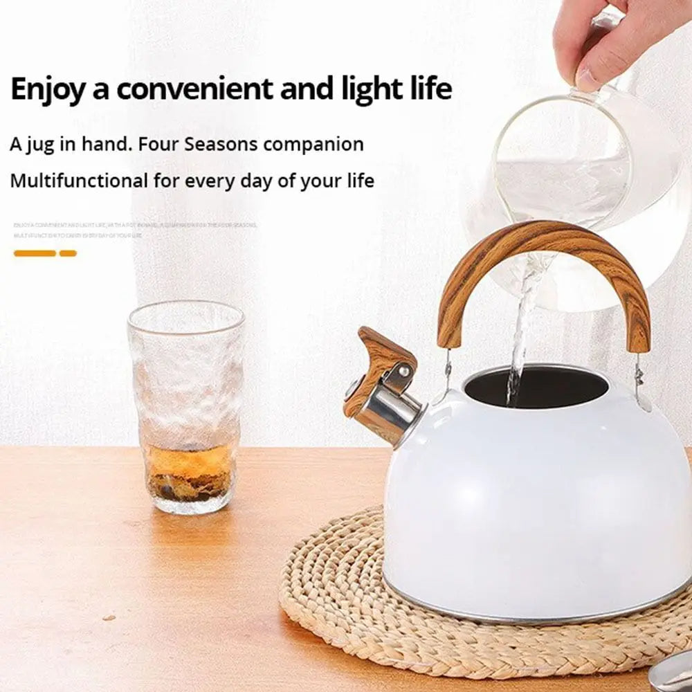 Steel Kettle with Whistle Indicator | Ka-mostore