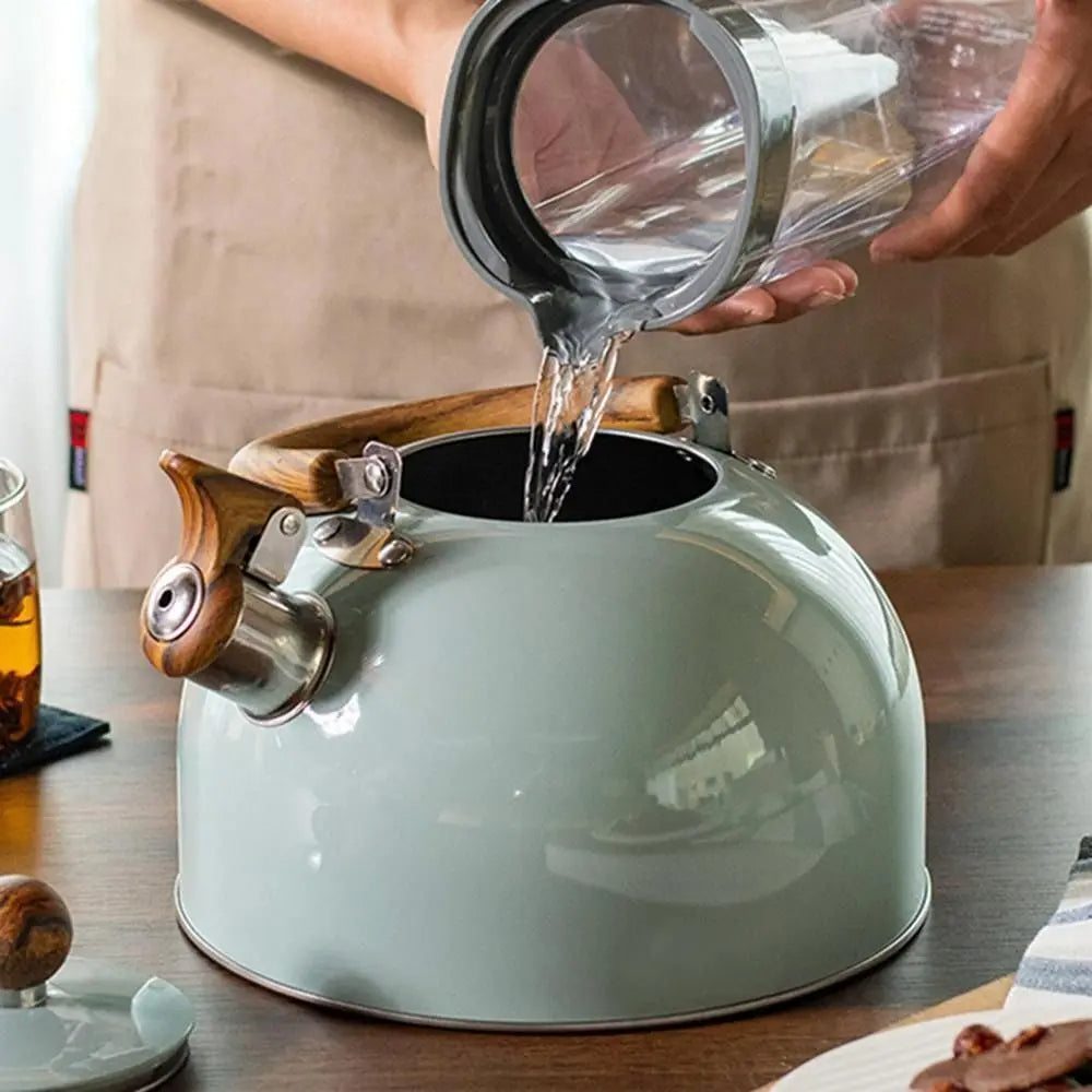 Steel Kettle with Whistle Indicator | Ka-mostore