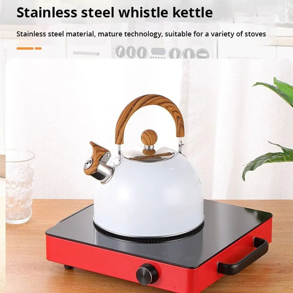 Steel Kettle with Whistle Indicator | Ka-mostore