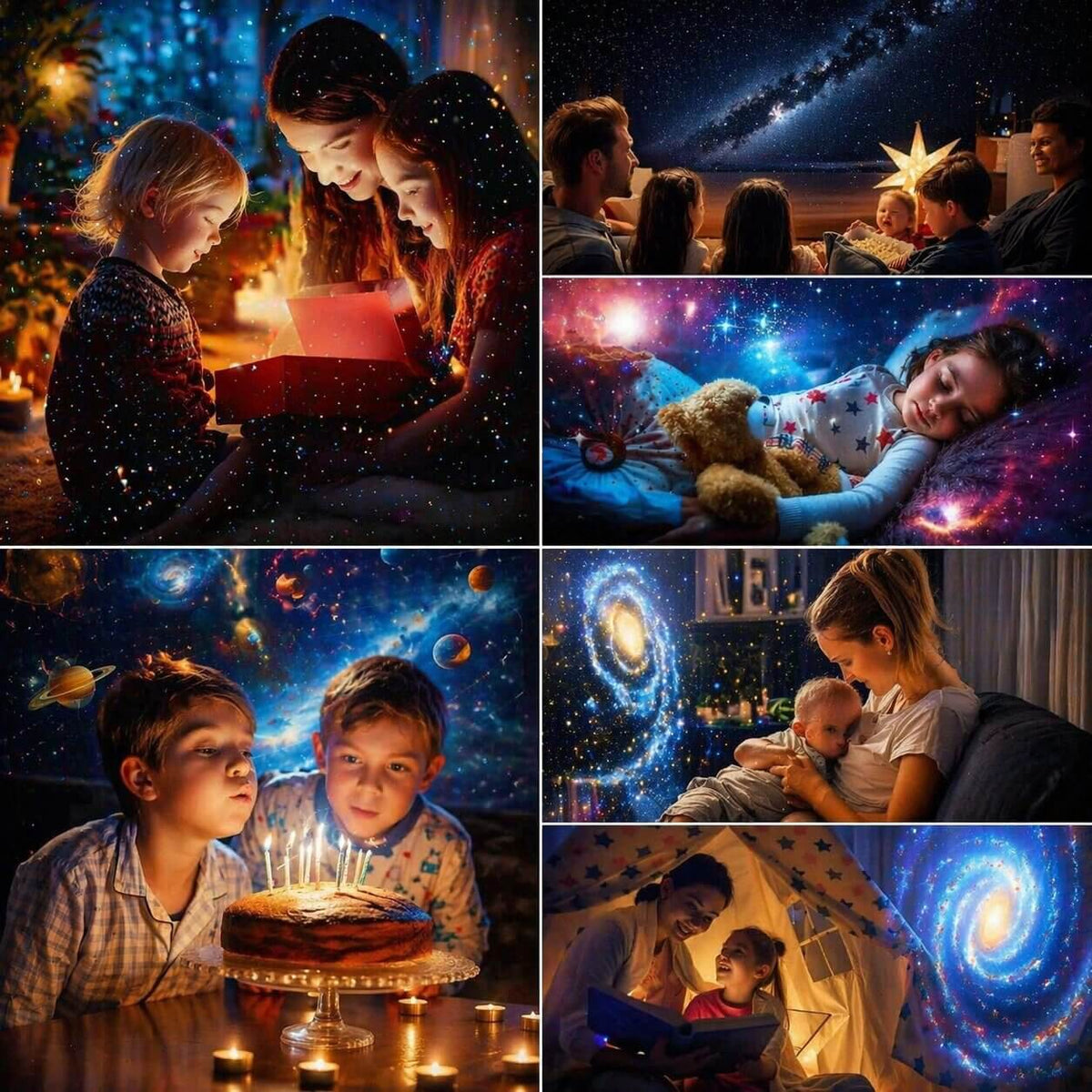KosmoLicht Starry Sky Projector — 13 HD Universe Projections