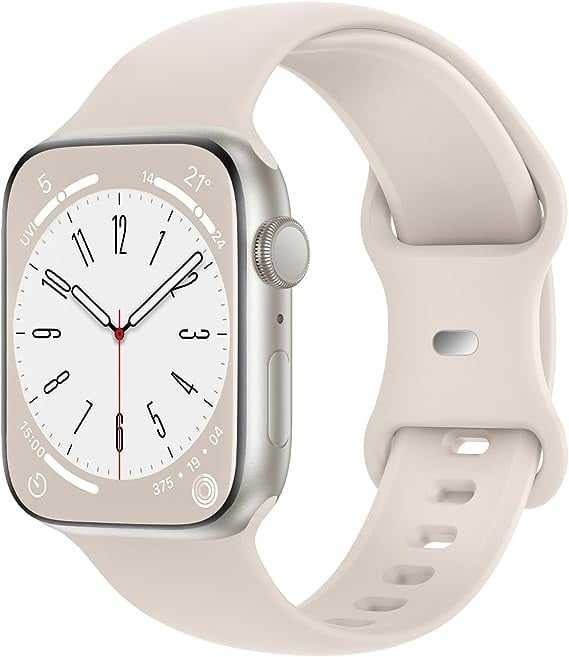 Correa de silicona Starlight para Apple Watch — compatible con todas las series