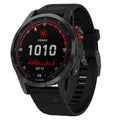 Λουράκι ρολογιού Garmin Fenix 7 από μαύρη σιλικόνη