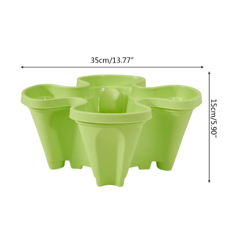 Vertical Stackable Planters - 4 Tier Garden Pots | Ka-mostore