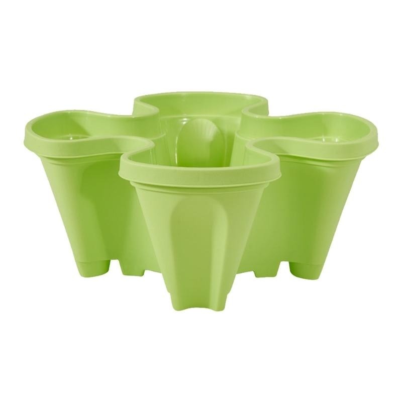 Vertical Stackable Planters - 4 Tier Garden Pots | Ka-mostore