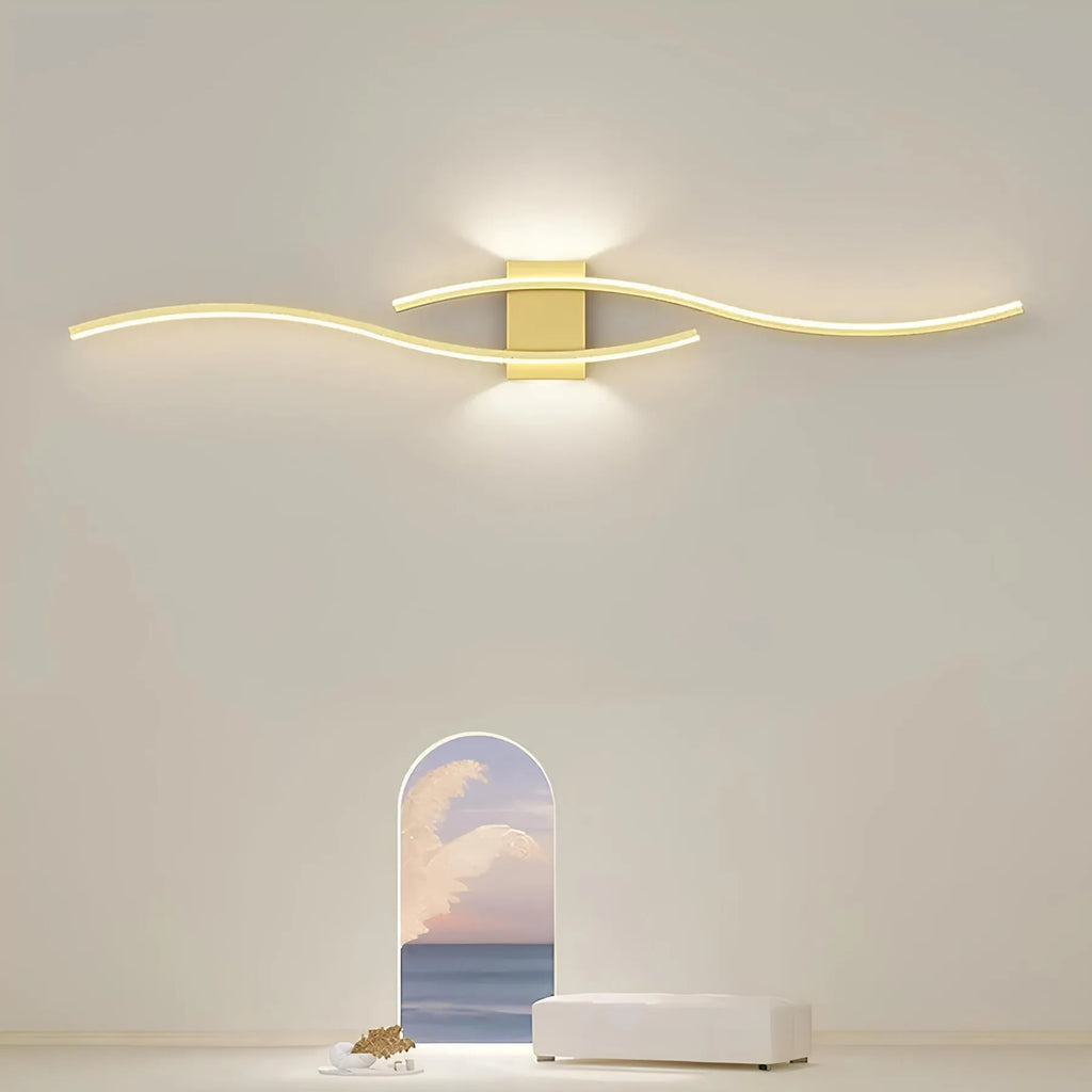 Elegant Linear Wall Light Bar For Contemporary Interiors, Subtle Wall-Mounted Accent Lighting
