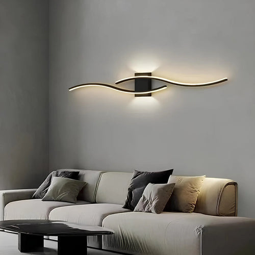 Elegantní lineární nástěnná světelná lišta pro moderní interiéry, jemné nástěnné akcentové osvětlení