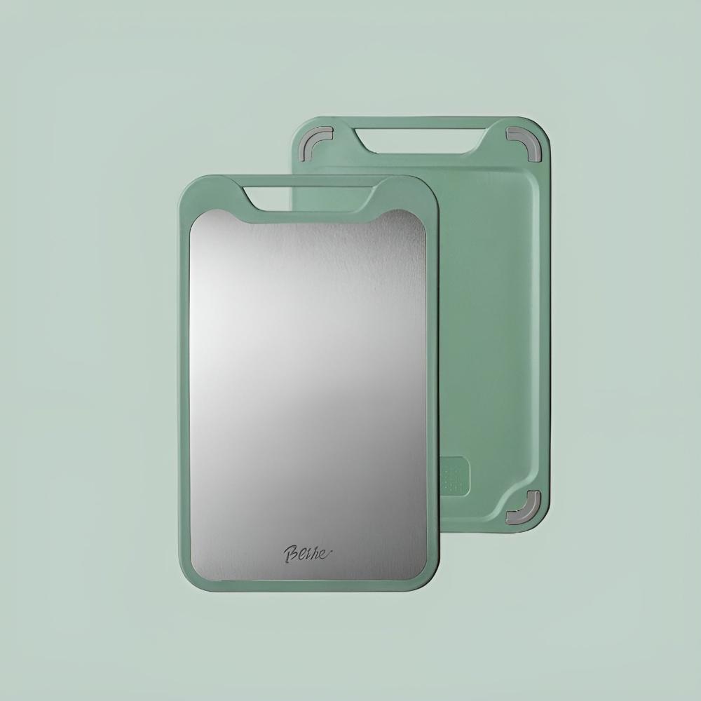 Versatile Double-Sided Stainless Steel Kitchen Board | Ka-mostore
