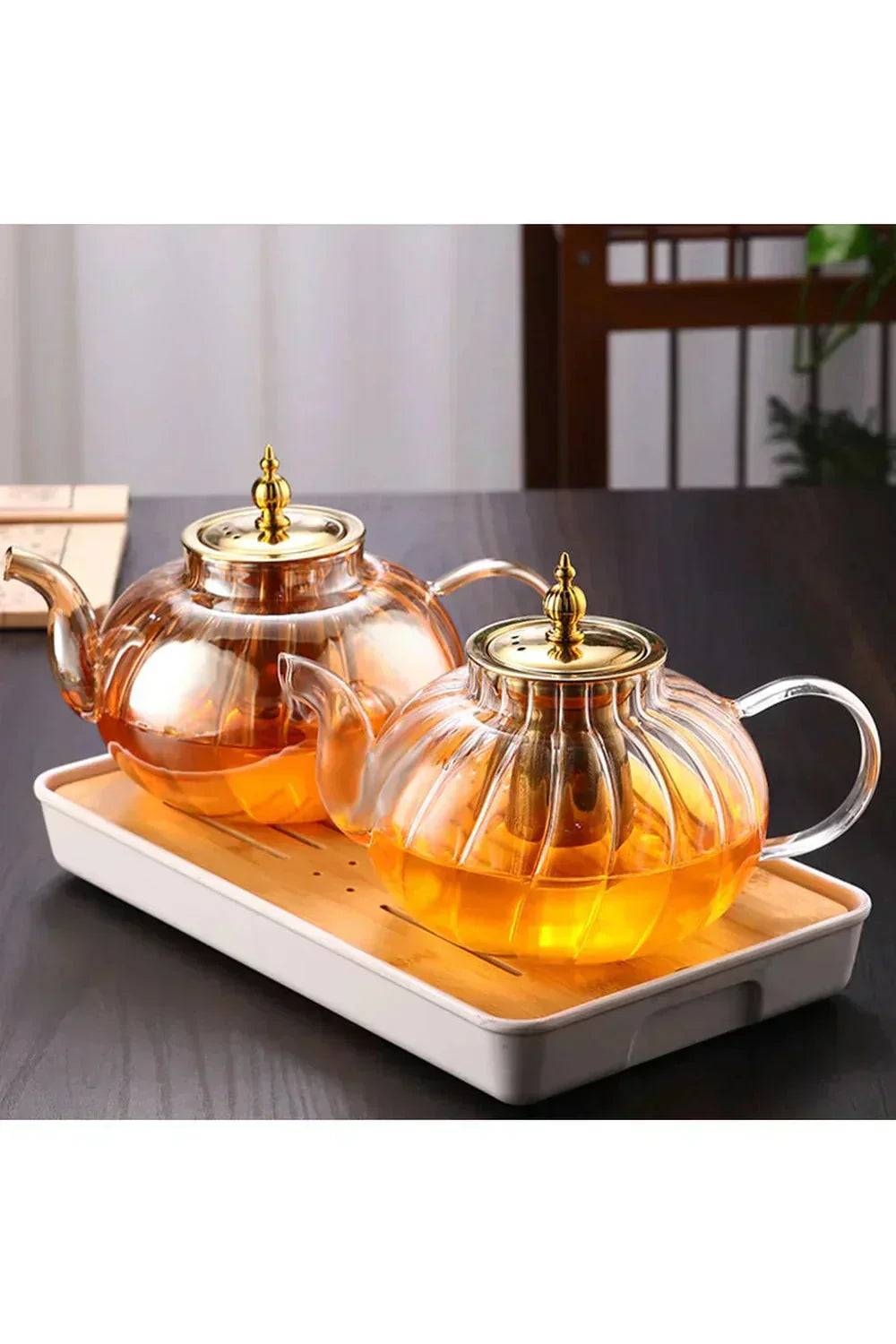 Stylish loose leaf teapot with tea infuser and lid — Elegant brew for tea lovers | Ka-mostore
