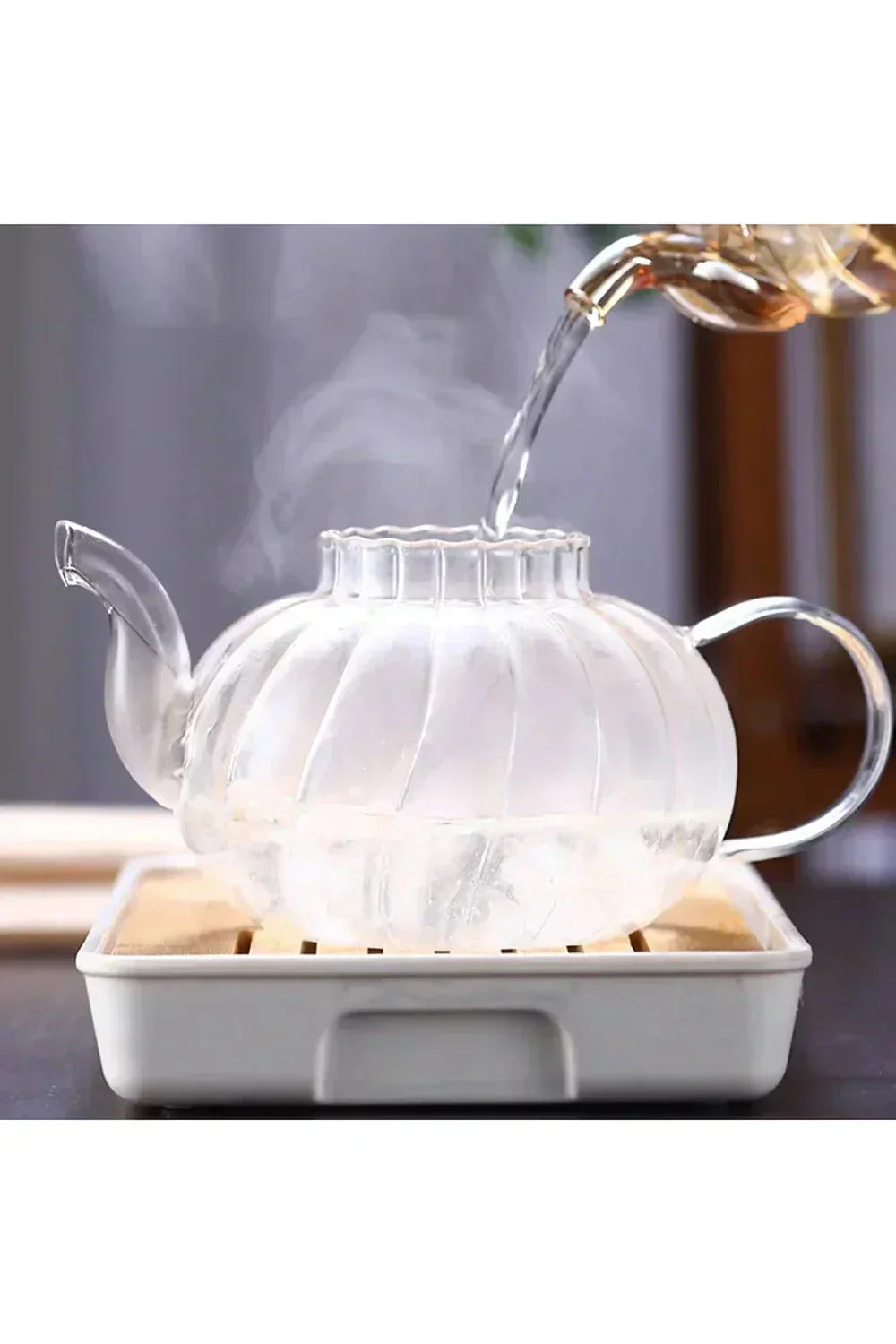 Stylish loose leaf teapot with tea infuser and lid — Elegant brew for tea lovers | Ka-mostore