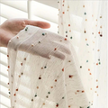 Sugar Bean Embroidered Tulle Curtain | Ka-mostore