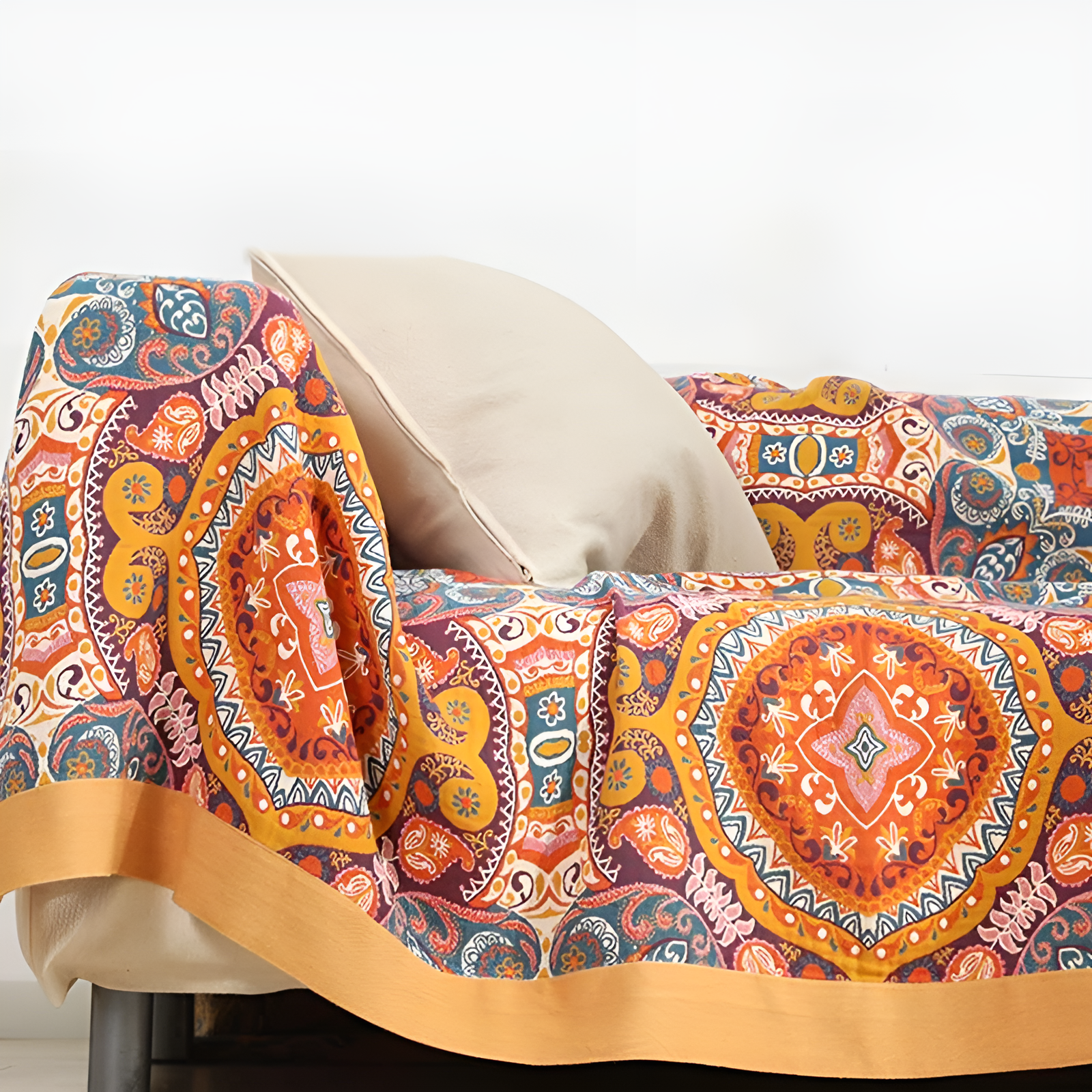 Sunrise Boho Reversible Blanket | Ka-mostore