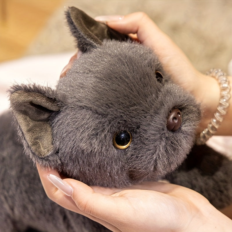 KuschelBulli ブルドッグのぬいぐるみ — 柔らかく、抱き心地のよいお友だち