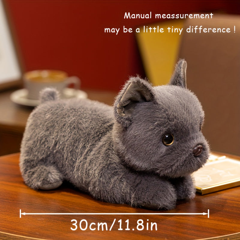 KuschelBulli ブルドッグのぬいぐるみ — 柔らかく、抱き心地のよいお友だち