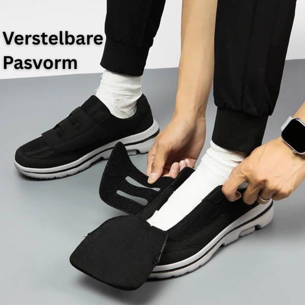 Adjustable Velcro Shoes Extra Wide Breathable Comfort For Swollen Feet