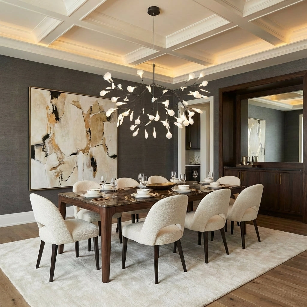 Aurelian Dining Room Chandelier Elegant Modern Pendant Lighting For Contemporary Homes
