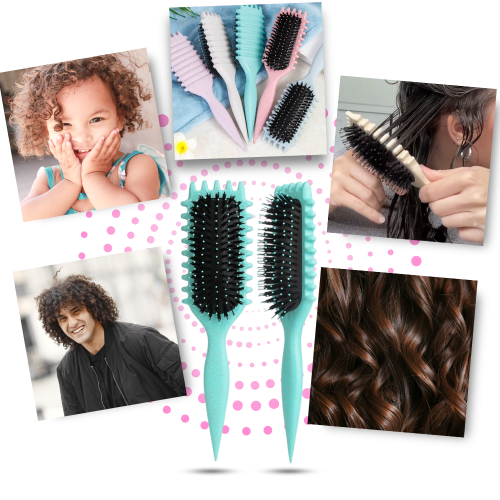 Tangle-Free Curl Defining Brush | Ka-mostore