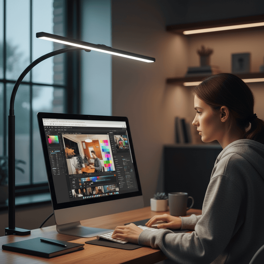 TASKBRIGHT – Flexible gooseneck LED desk lamp for office & home | Ka-mostore