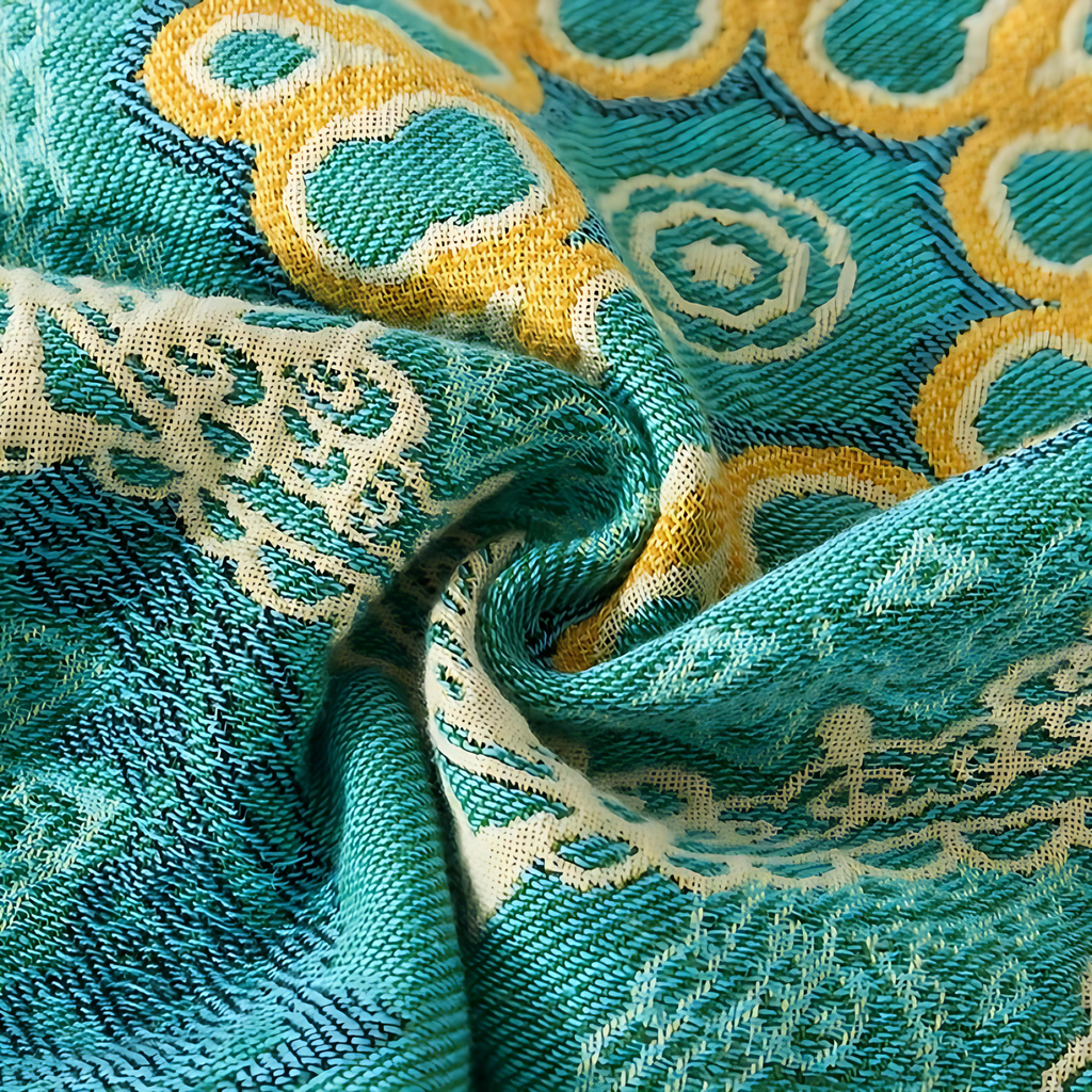 Teal Mandala Cotton Four-Season Blanket | Ka-mostore