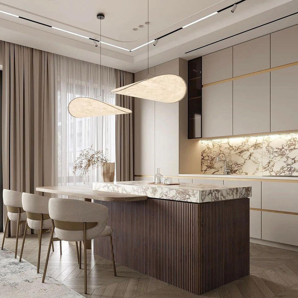 Modern Silk Pendant Light For Ceiling With Cloudlike Diffuser And Soft Even Glow For Contemporary Interiors