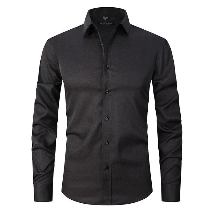 Men's Slim Fit Stretch Dress Shirt | Ka-mostore