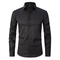 Men's Slim Fit Stretch Dress Shirt | Ka-mostore