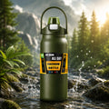 Frostquell Insulated Stainless Steel Water Bottle — Integrated Straw