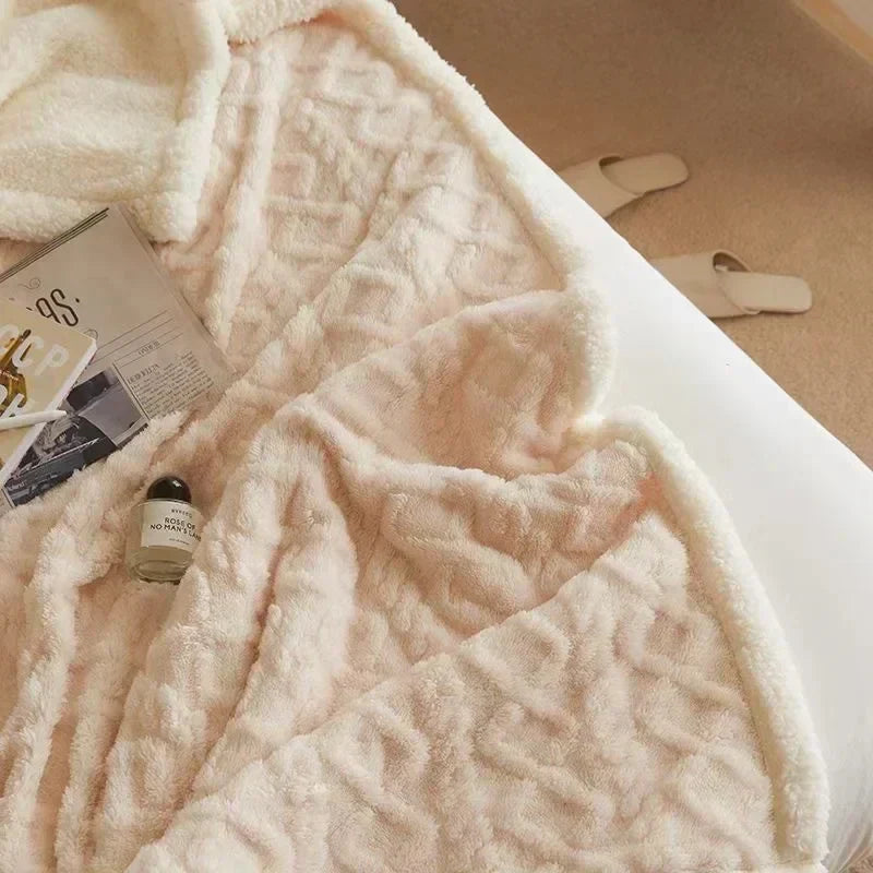 Thick Lambswool Blanket for Winter - WarmWool | Ka-mostore