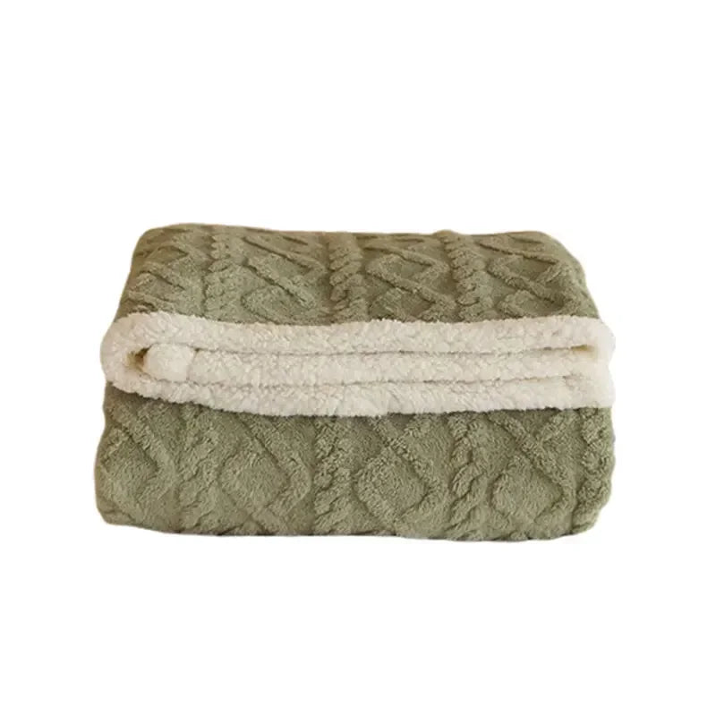 Thick Lambswool Blanket for Winter - WarmWool | Ka-mostore
