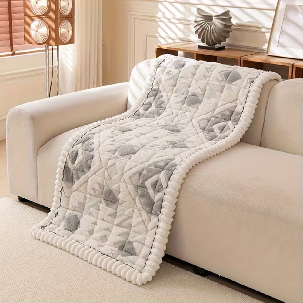 Plush Quilted Sofa Cover for Winter Comfort | Ka-mostore