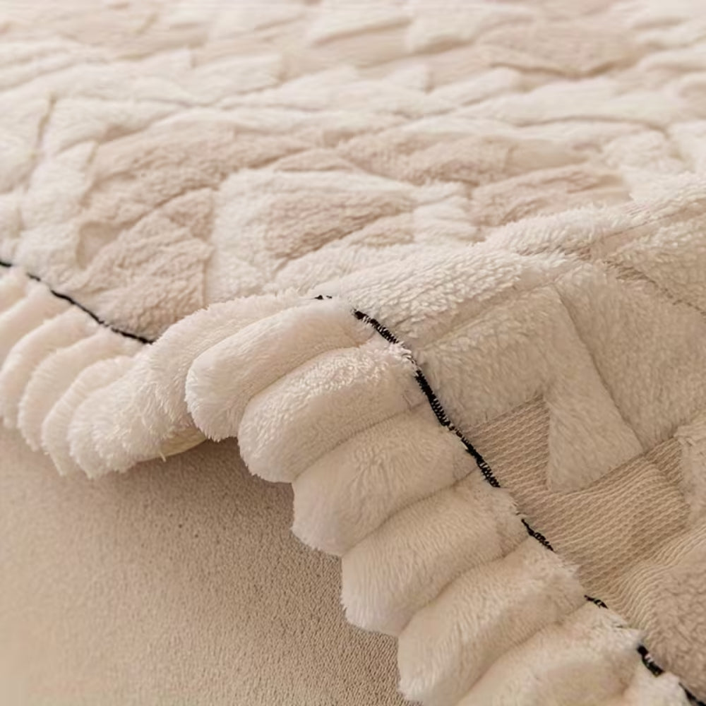 Plush Quilted Sofa Cover for Winter Comfort | Ka-mostore