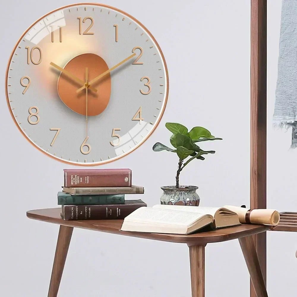 TICKLESS – Quiet wall clock with modern face and refined look | Ka-mostore