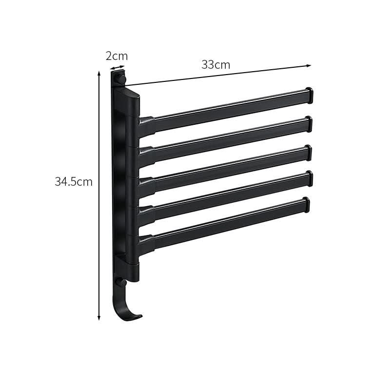 TIDYRACK – 5-Arm Towel Holder with Modern Design | Ka-mostore