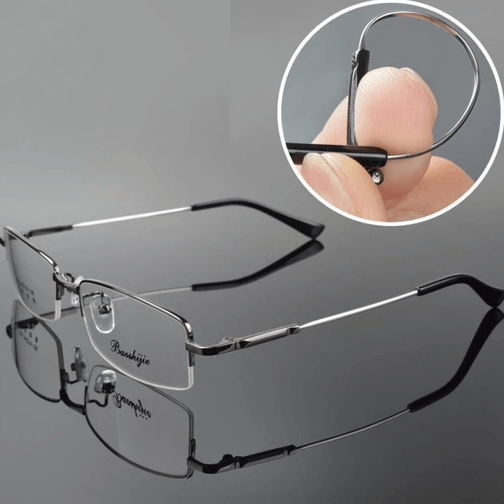 Titanium Progressive Distance and Near Range Dual-Use Reading Glasses | Ka-mostore