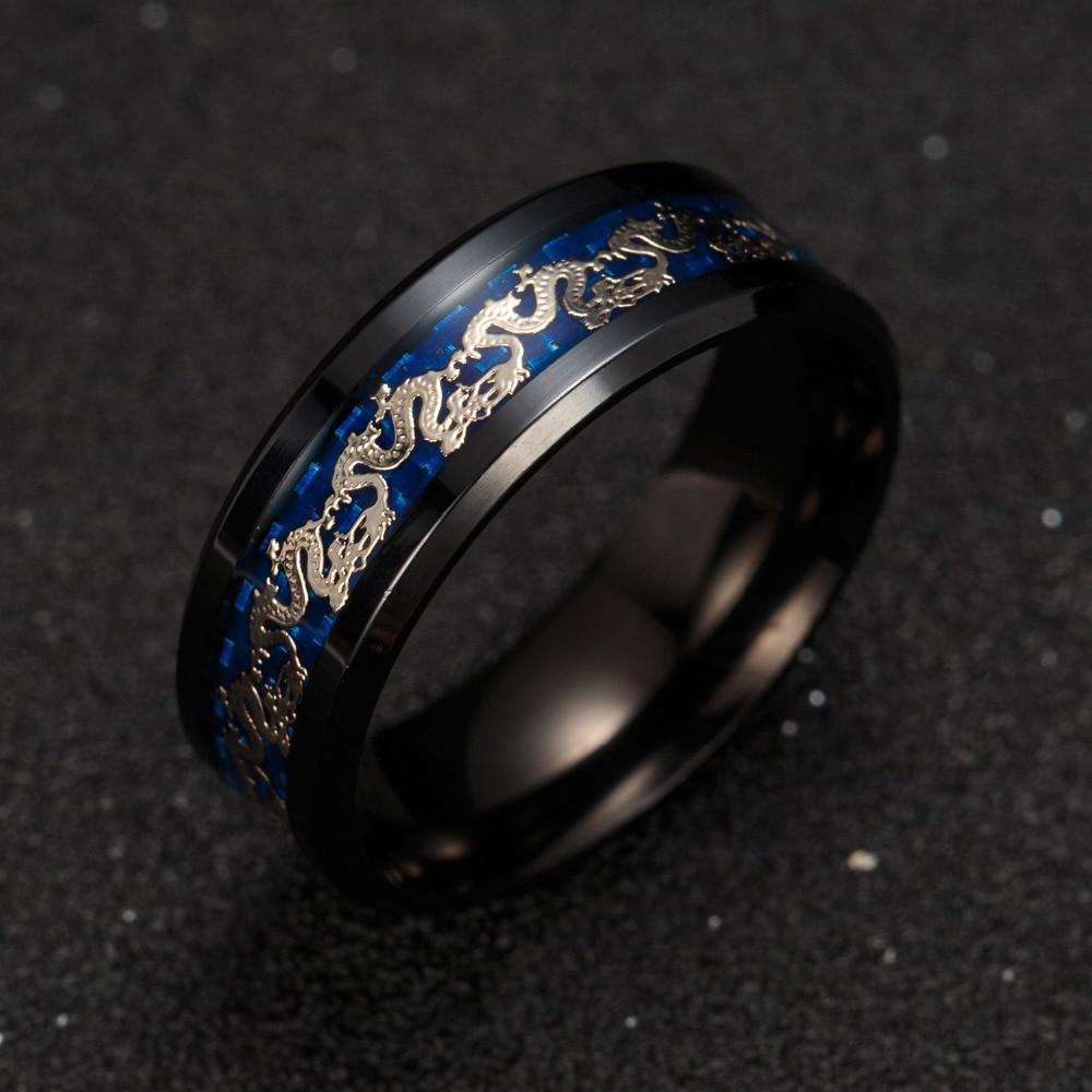 Steel Dragon Band Ring | Ka-mostore