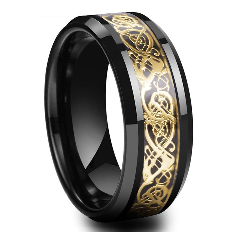 Steel Dragon Band Ring | Ka-mostore