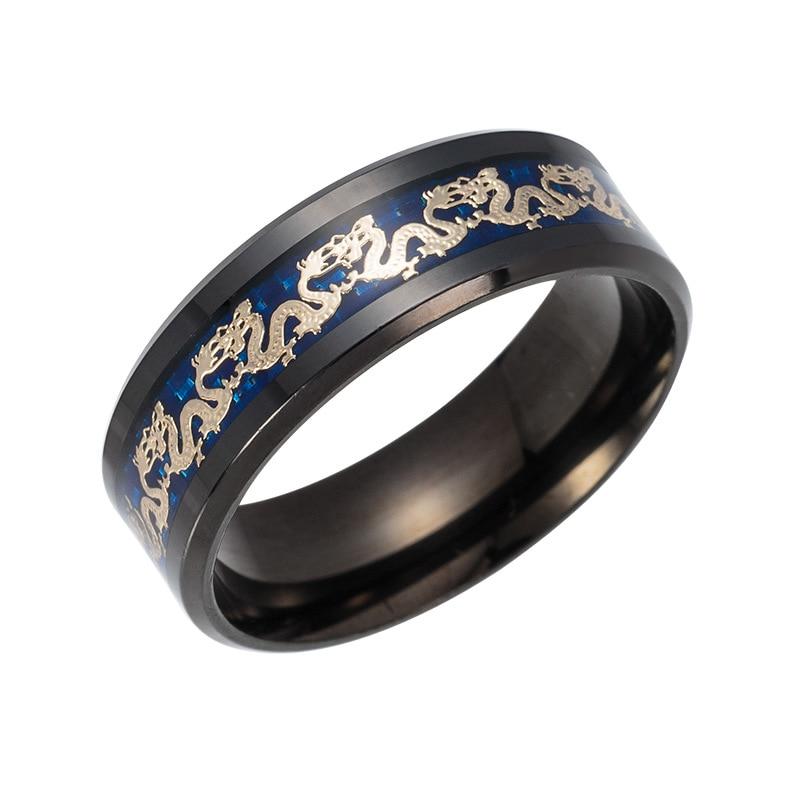 Steel Dragon Band Ring | Ka-mostore