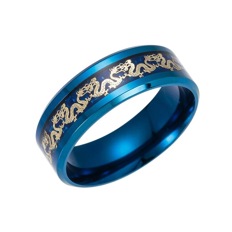 Steel Dragon Band Ring | Ka-mostore