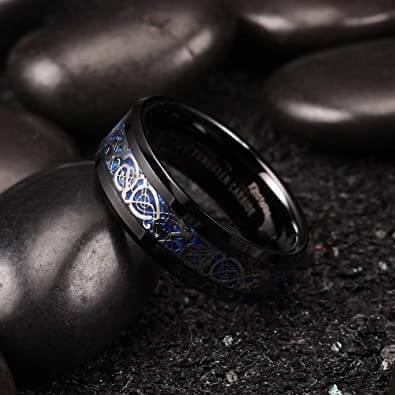Steel Dragon Band Ring | Ka-mostore