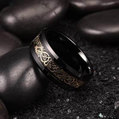 Steel Dragon Band Ring | Ka-mostore