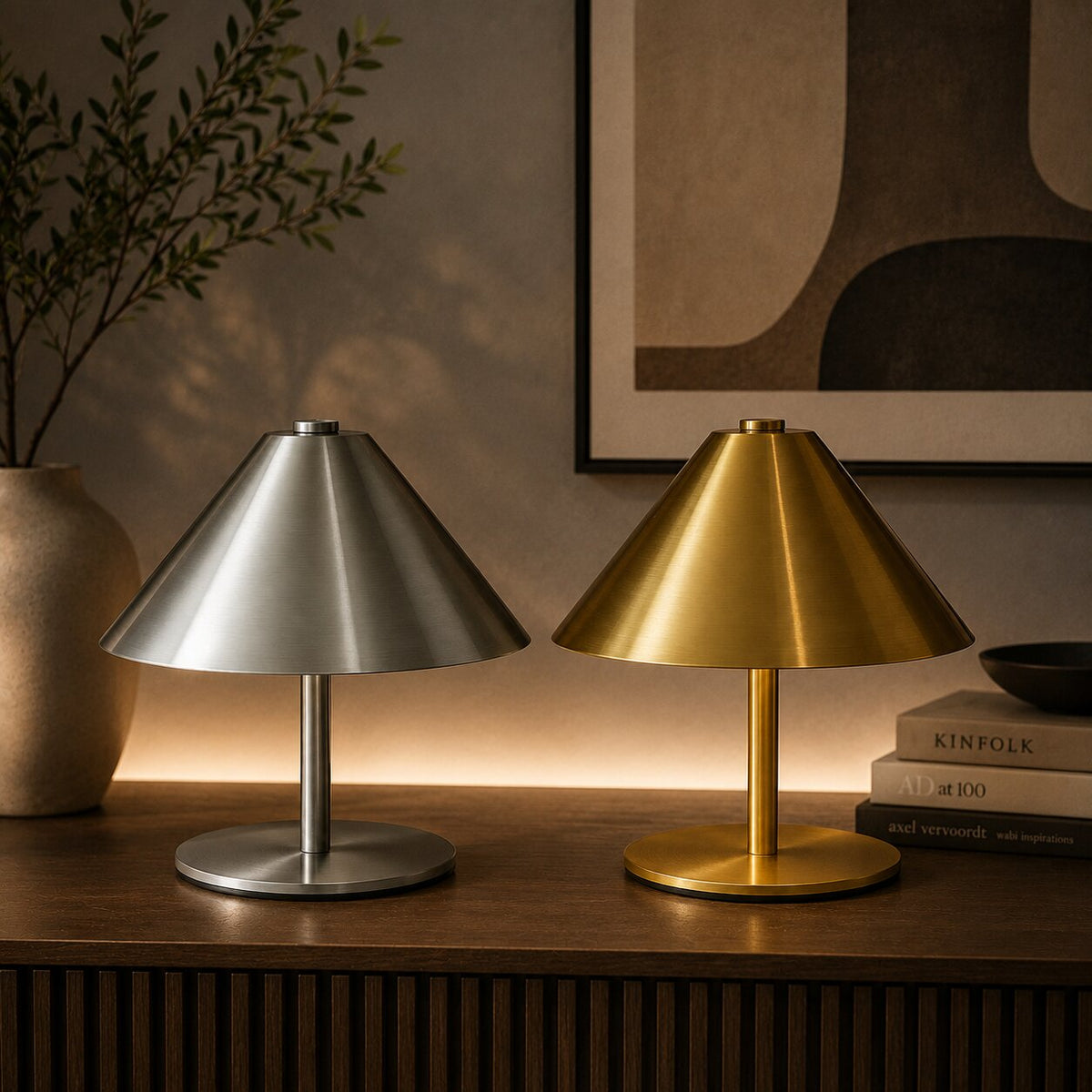 Stolní lampa Berührschein s dotykovým ovládáním a nastavitelným jasem