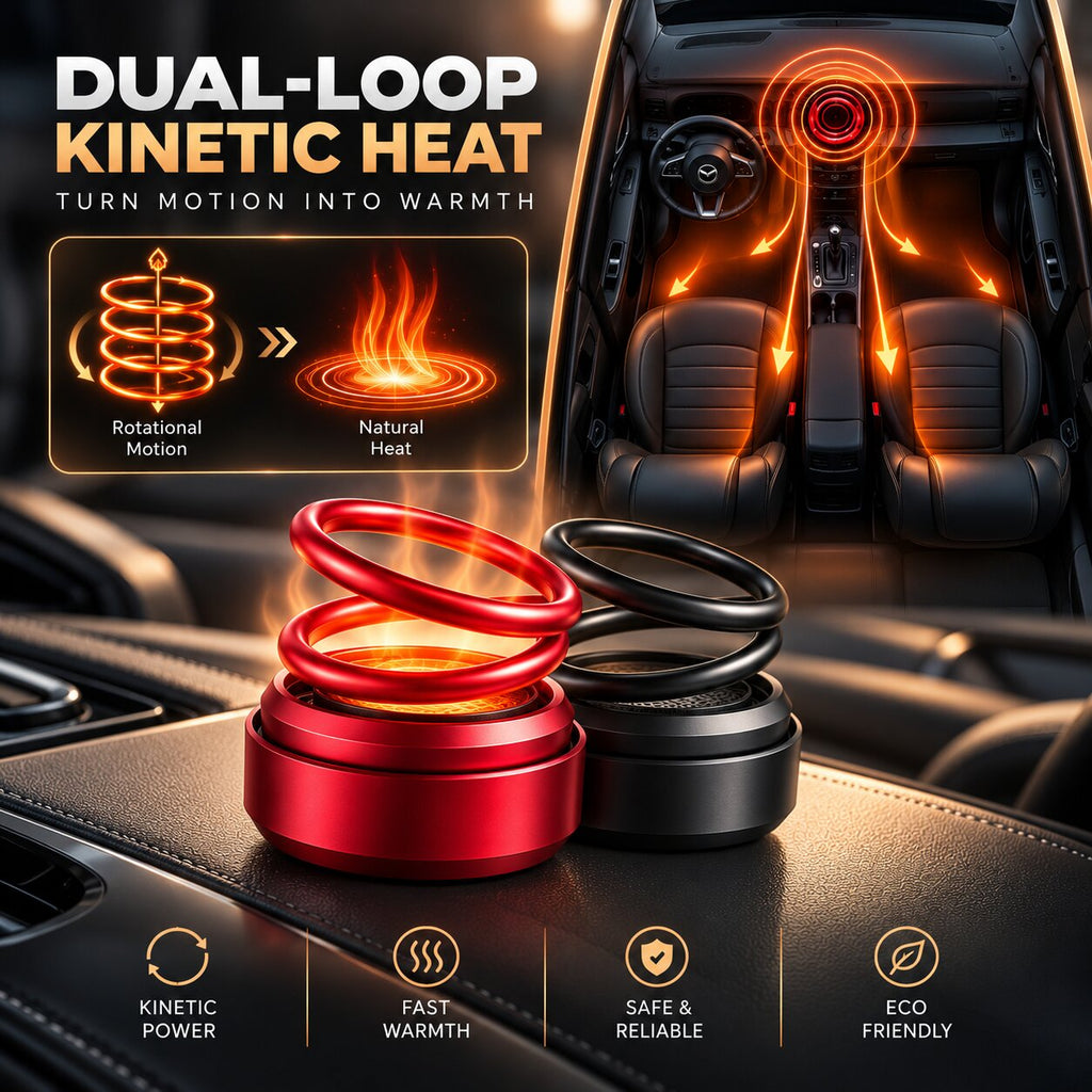 KinetiWarm Portable Solar-Powered Molecular Heater — Electricity-Free Heating