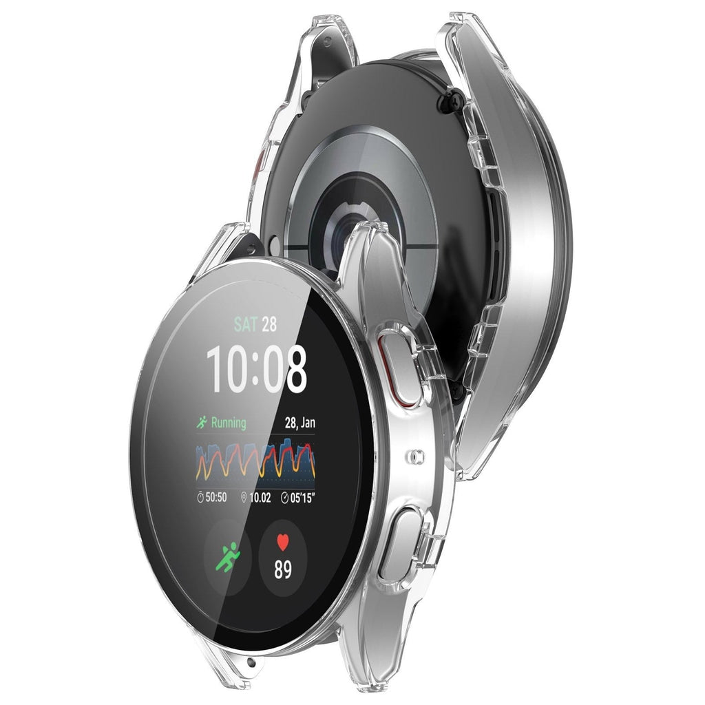 Samsung Galaxy Watch 7 40mm Transparent Hard Case — Protective Shell Including Glass