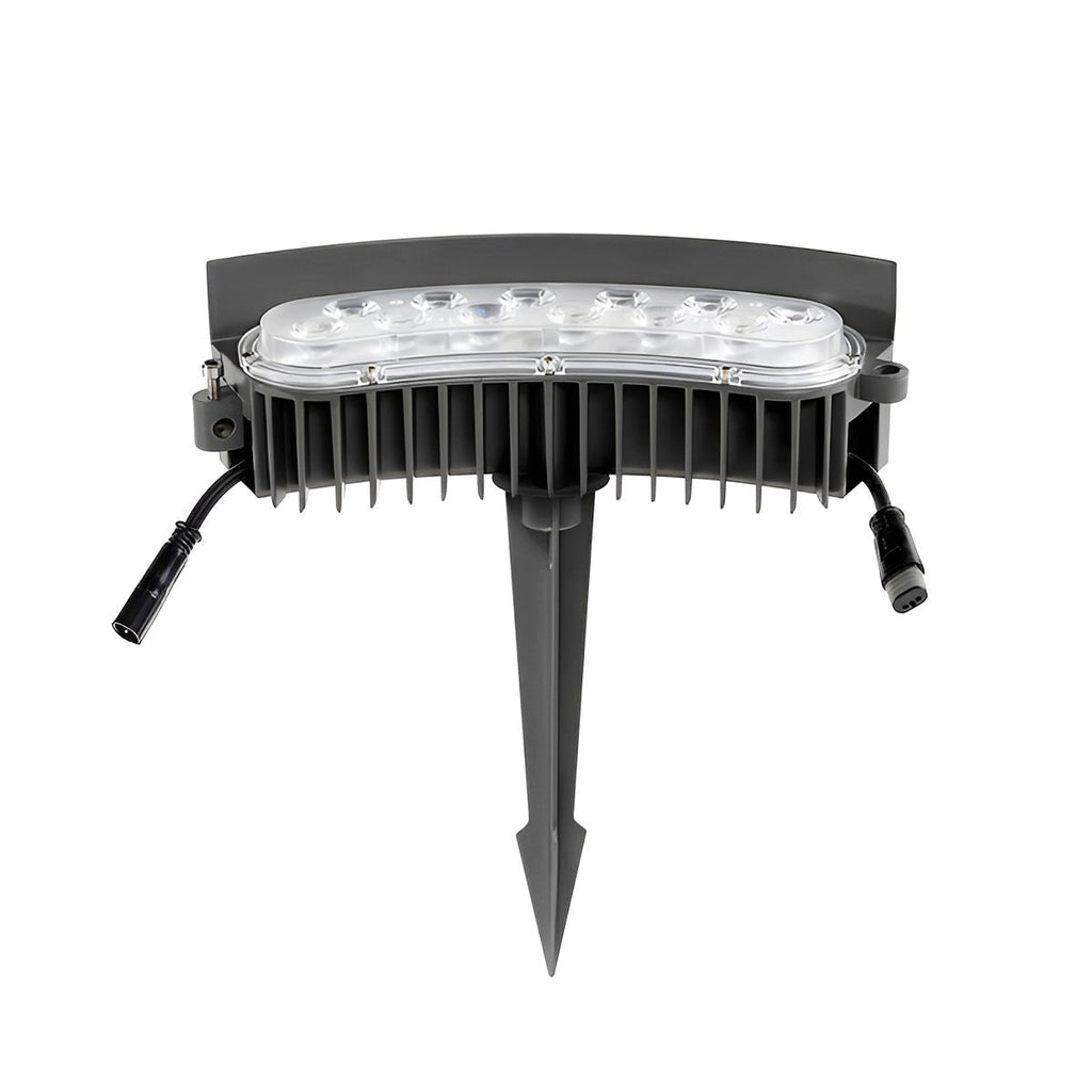Garden Spot LED Arch Spotlight With Ground Spike, 12W, RGB Warm White, IP65