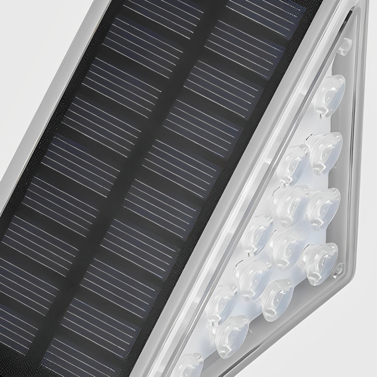 Solar Outdoor Stair Light With Motion Sensor ABS IP65 Warm White 3000K