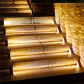Solar Outdoor Stair Light With Motion Sensor ABS IP65 Warm White 3000K