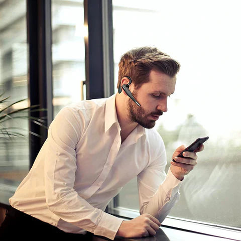 Wireless Earpiece with Noise Cancelling Mic - Bluetooth 5.1 | Ka-mostore