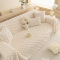 Plush Bubble Knit Sofa Cover | Ka-mostore