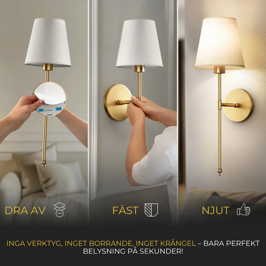 Tygelfors - Wireless Wall Lamp (2-Pack) | Ka-mostore